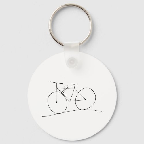 Bike with Two Seats Keychain