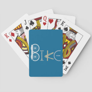 Bike Words from Bike Parts Bicycle Sports fan Poker Cards