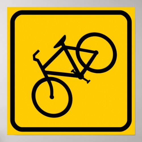 Bike XING Zone Poster