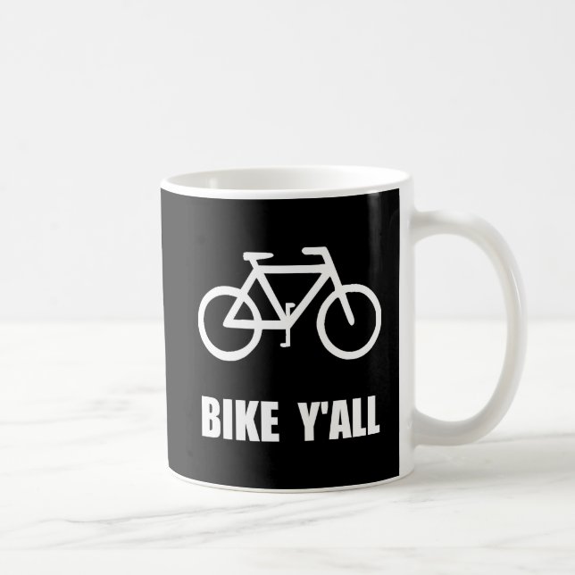 Bike Yall Coffee Mug (Right)