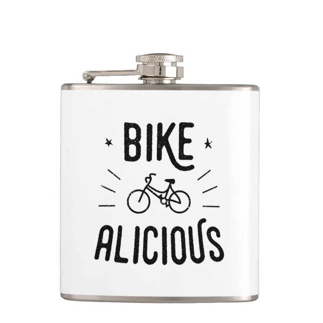Bikealicious Flask (Front)