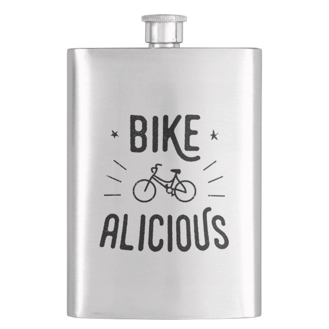 Bikealicious Flask (Front)