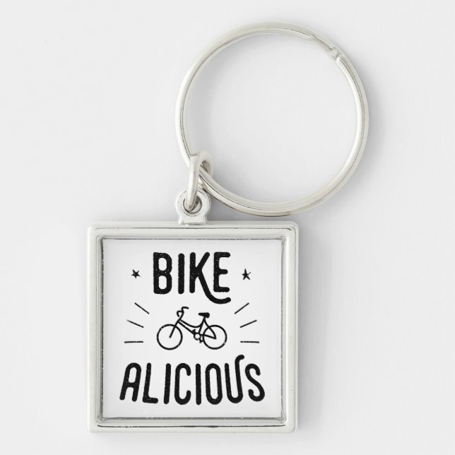 Bikealicious Keychain (Front)