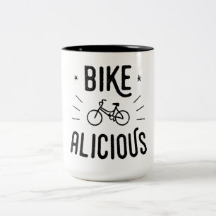 Bikealicious Two-Tone Coffee Mug