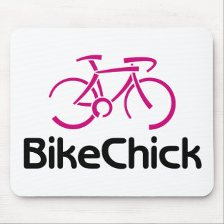 BikeChick Logo (new) Mouse Pad