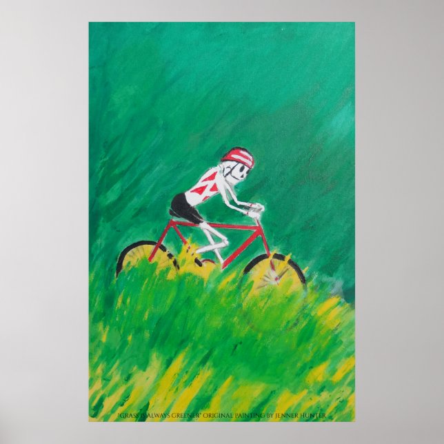 Bikeing in Paradise Poster (Front)