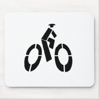 Bikeman Icon Mouse Pad