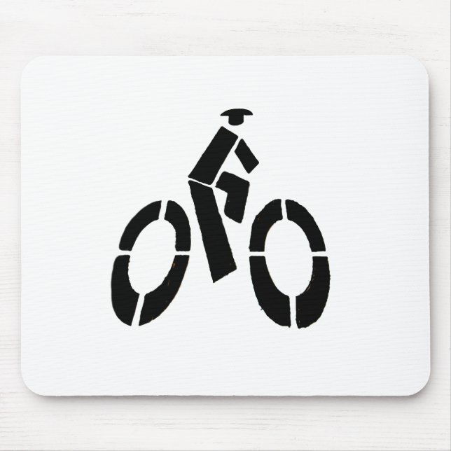 Bikeman Icon Mouse Pad (Front)