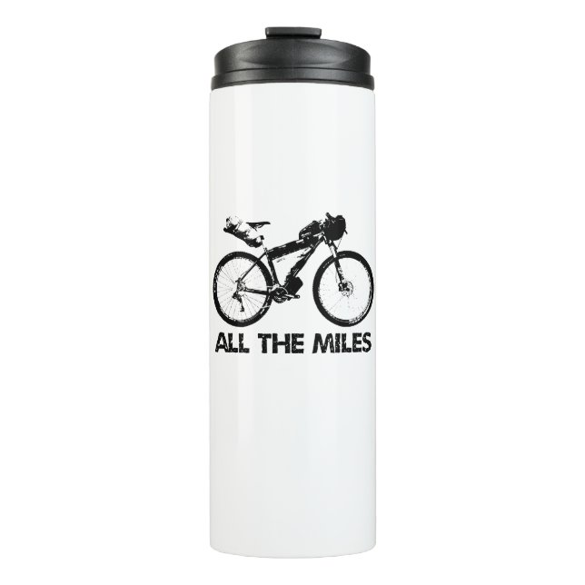Bikepacking All The Miles Thermal Tumbler (Front)