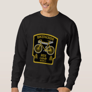 Bikepacking Bike Touring In nature  Sweatshirt