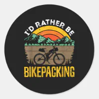 Bike Fahrrad Bikepacker Bikepacking' Sticker