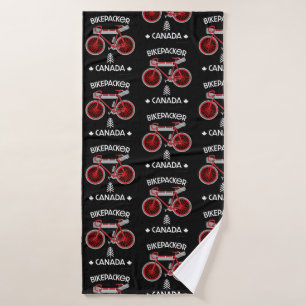 Bikepacking Canada Bath Towel