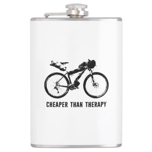Bikepacking Cheaper Than Therapy Flask