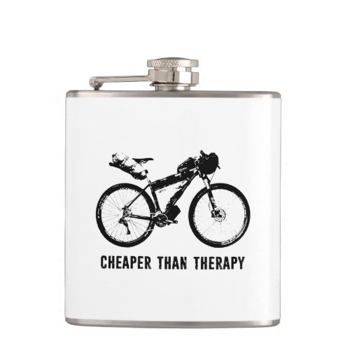 Bikepacking Cheaper Than Therapy Flask