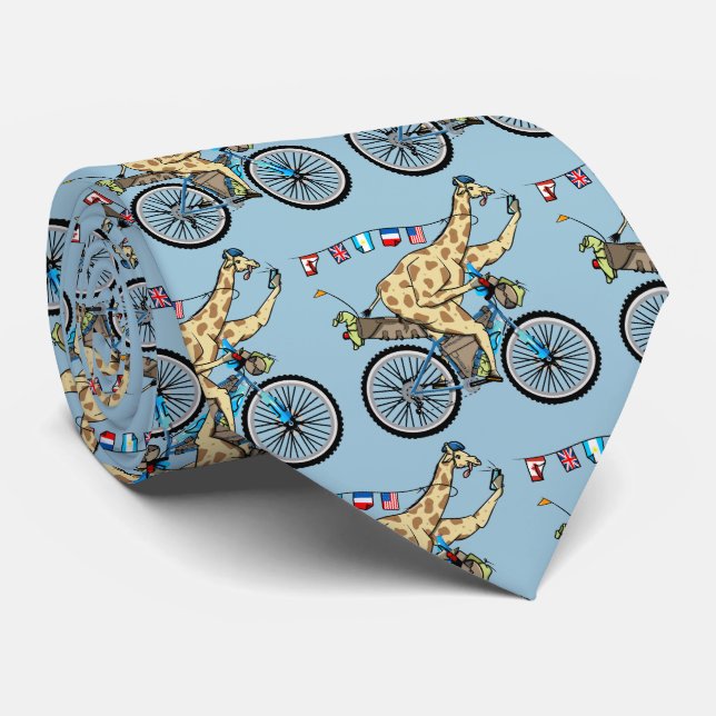 Bikepacking giraffe neck tie (Rolled)