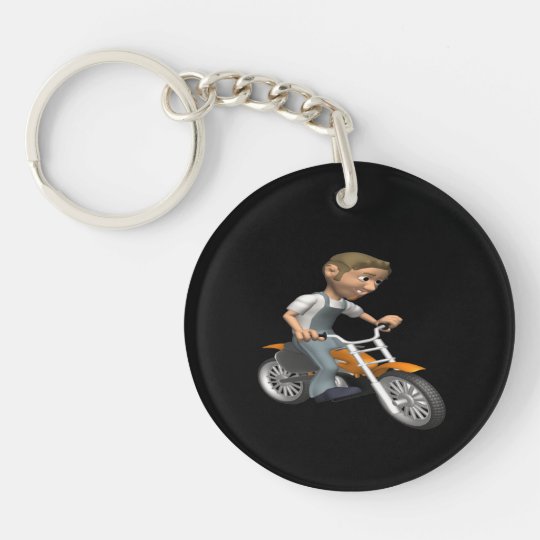 Biker 6 keychain