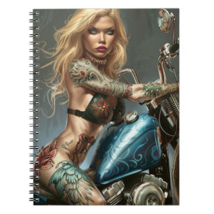 Biker Babe10 Notebook