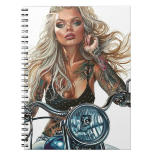 Biker Babe12 Notebook