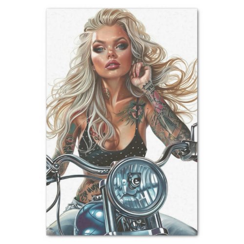 Biker Babe12 Tissue Paper