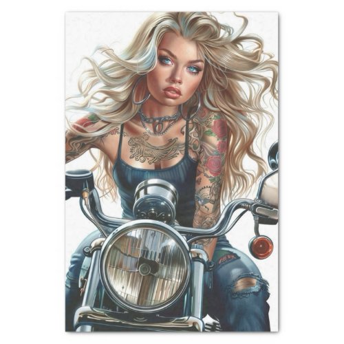 Biker Babe15 Tissue Paper