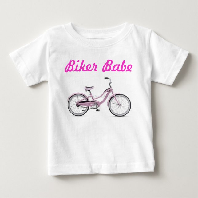Biker Babe - and Proud of it! Baby T-Shirt (Front)