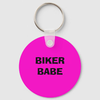 BIKER BABE KEYCHAIN