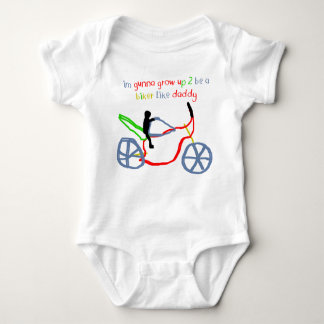 Biker Baby Baby Grow Bodysuit