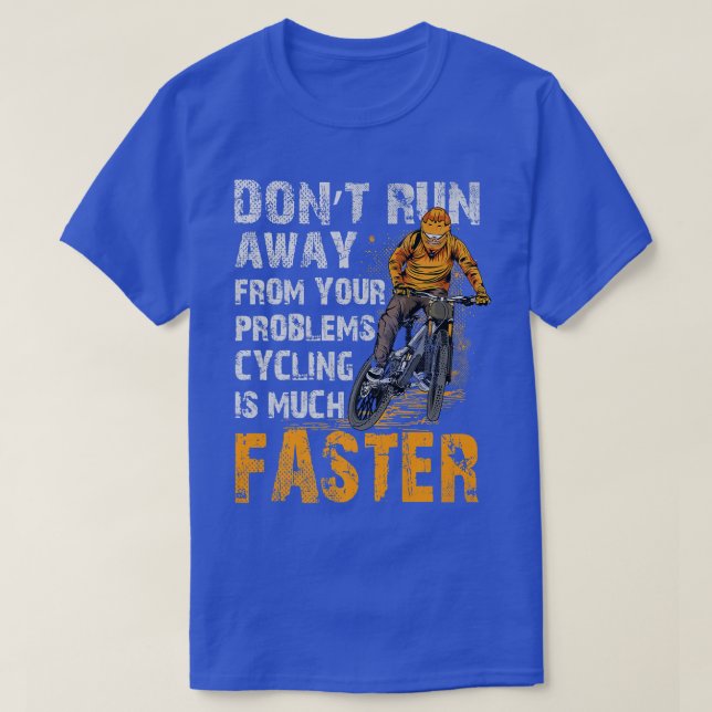 Biker Bicycle Cycling Cycle Rider Bike Ride 182 T-Shirt (Design Front)