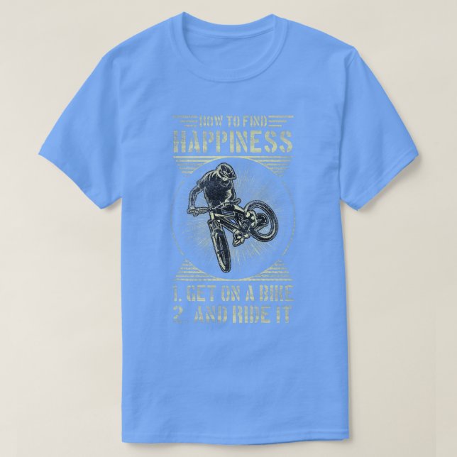 Biker Bicycle Cycling Cycle Rider Bike Ride  185 T-Shirt (Design Front)