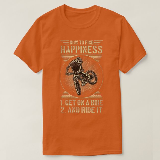 Biker Bicycle Cycling Cycle Rider Bike Ride 192 T-Shirt (Design Front)