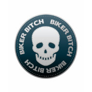 Biker Bitch Skull Stitch shirt