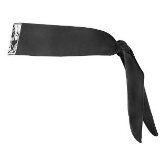 Biker black headband