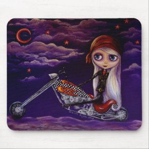Biker Blythe Mousepad