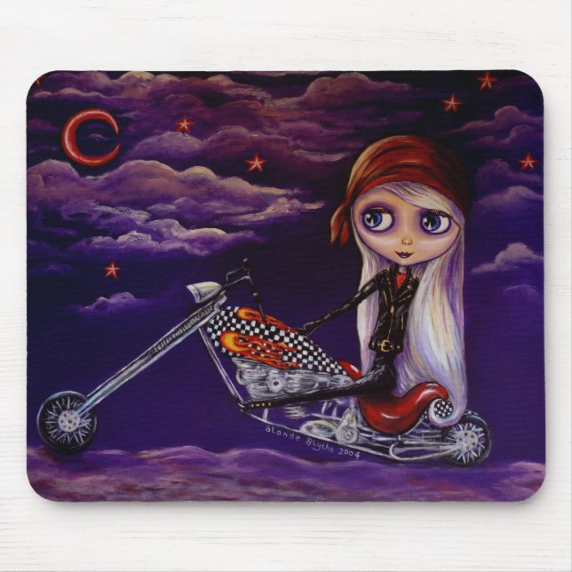 Biker Blythe Mousepad (Front)