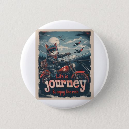 Biker Cat Adventure Button