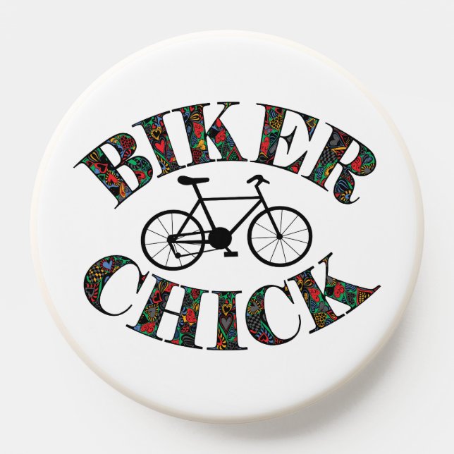 Biker Chick Bike PopSocket (Popsocket)