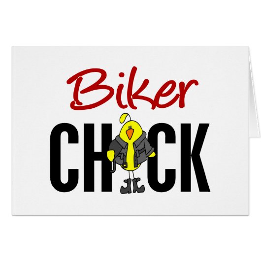 Biker Chick Cards (Front Horizontal)