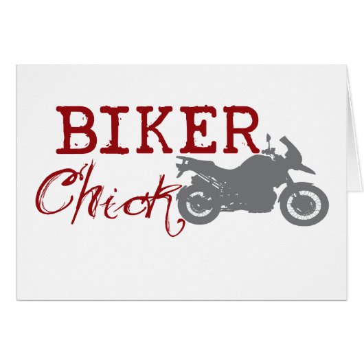 Biker Chick Cards (Front Horizontal)
