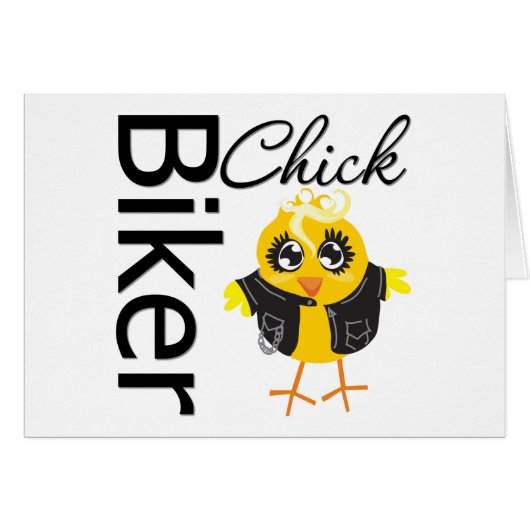 Biker Chick Cards (Front Horizontal)
