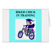 biker chick daughter joke (Front Horizontal)