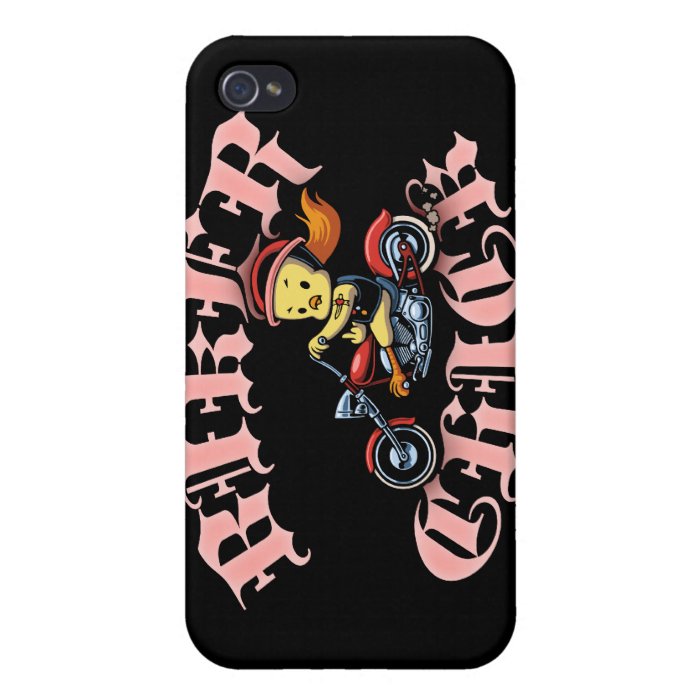 Biker Chick II iPhone 4 Cases