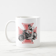 Biker Chick - Maltese mug