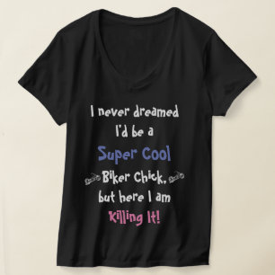 Biker Chick T-shirt Denver