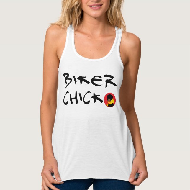 BIKER CHICK TANK TOP (Front)