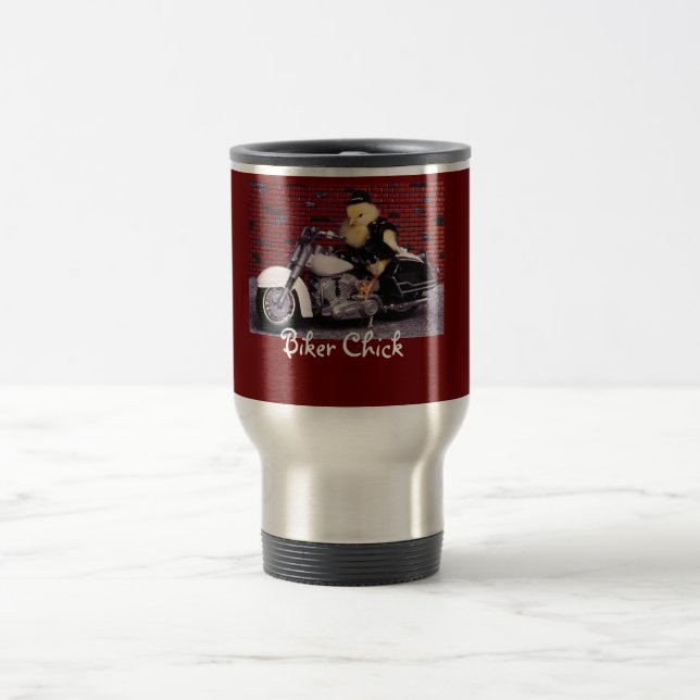 Biker Chick Travel Mug (Center)