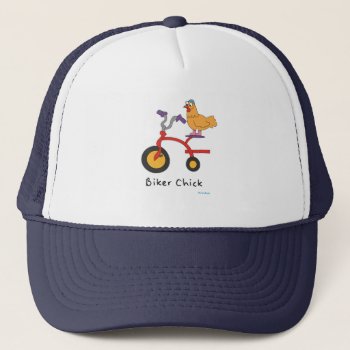 Biker Chick Trucker Hat by ChickinBoots at Zazzle