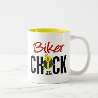 Biker Chick Two-Tone Coffee Mug
