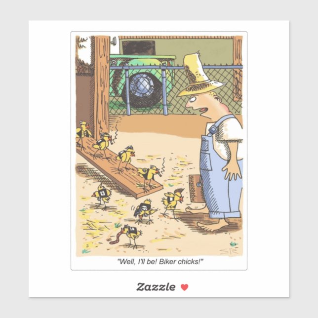 Biker Chicks contour sticker (Sheet)