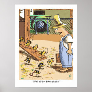 Biker Chicks value matte poster