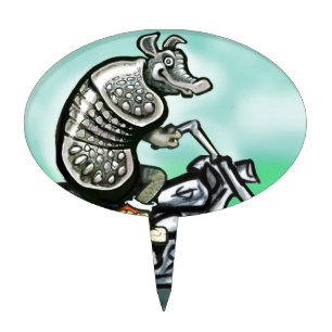 Biker Club Dillo Cake Topper